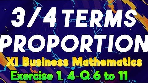 Ex 1.4 | Complete | Commerce | Business maths | I. Com Part 1 |By Sir Umair