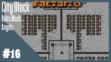 Factorio - City Block - Episode 16 - Logistic train network depot