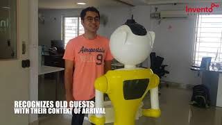 Guest interaction with Mitra Robot from Invento