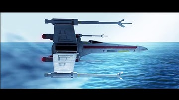 X-Wing: Water Fly Over (Water Particle) After FX