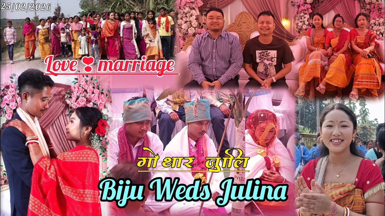 Biju Weds Julina || henjao gwdanni jwi || 25/02/2026