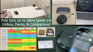Poly Sync 20 vs Jabra Speak 510 - Unboxing, demo, and full review!