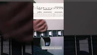 Jazz/Bebop Style lesson #guitar #guitarlesson #jazz