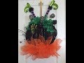 How to make a deco mesh Witch Cauldron for Halloween