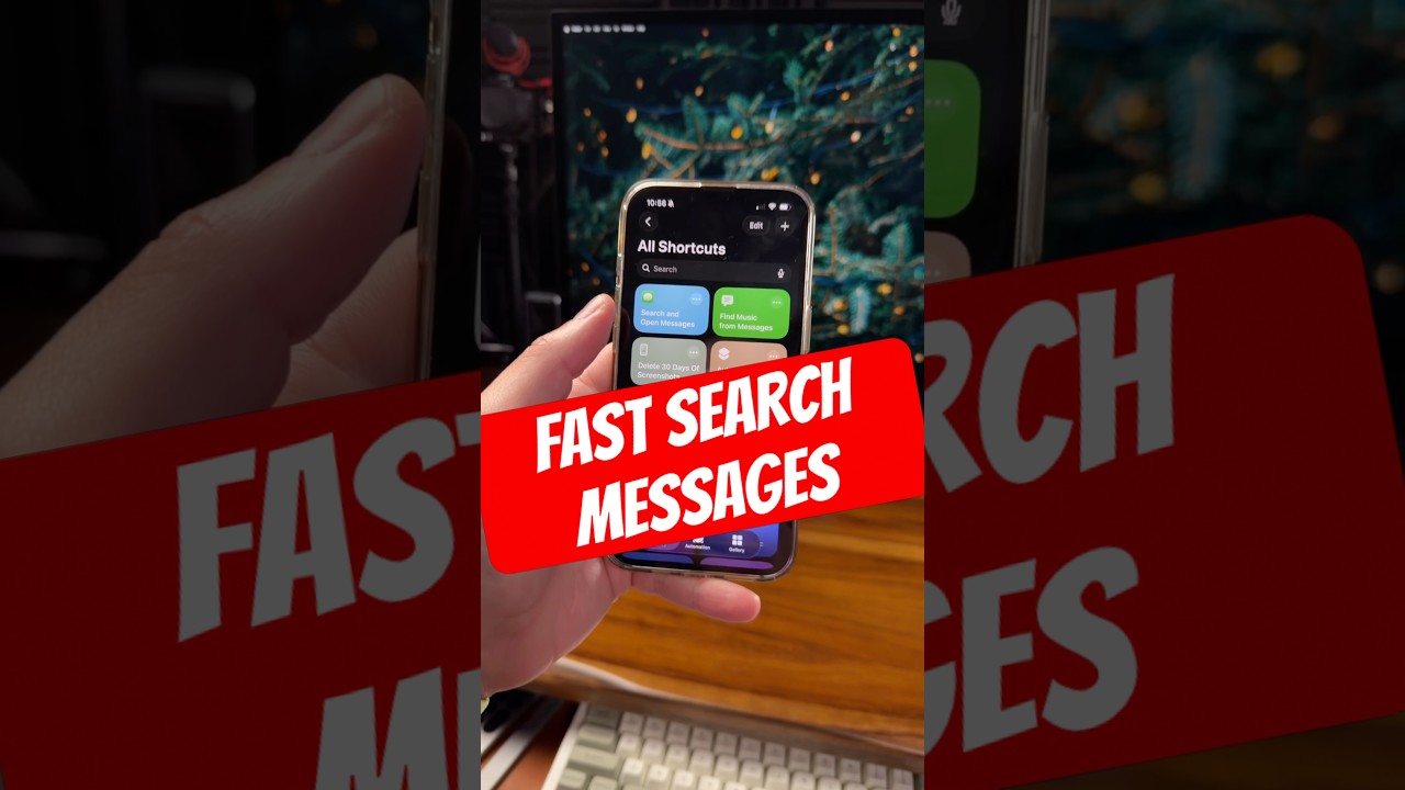 Quickly Search Messages! #shortcuts #iphonetips