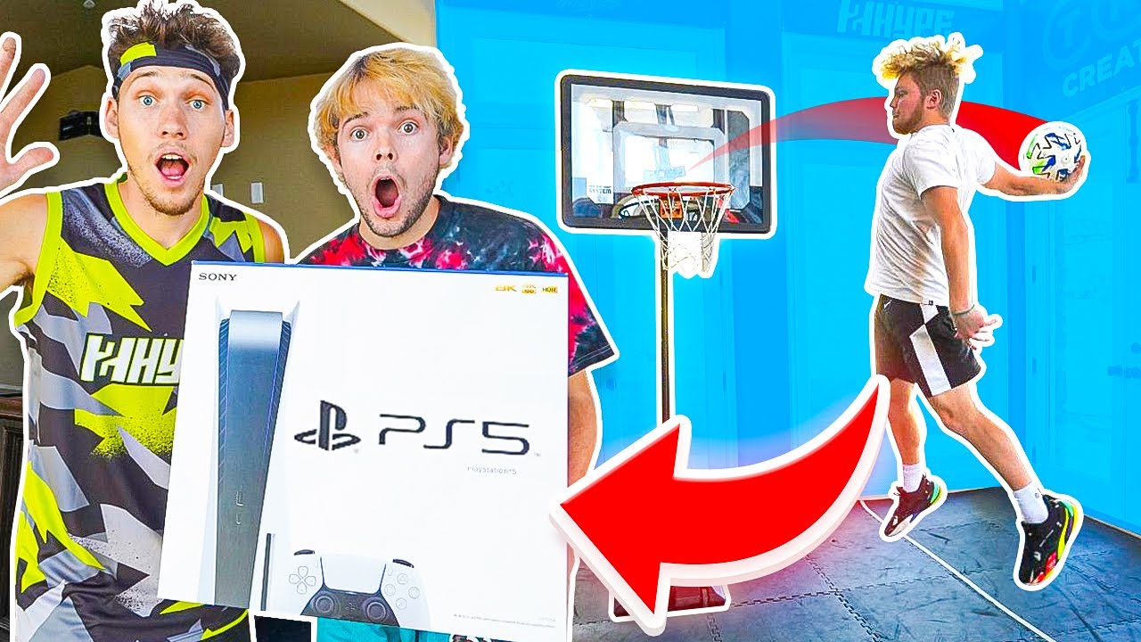 Make The INSANE Minihoop Shot, WIN A PS5