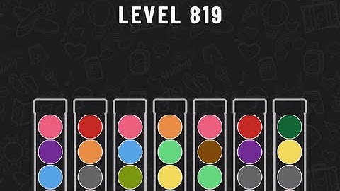 Ball Sort Puzzle Level 819 #ballsortpuzzle #ballsortpuzzlegameplay #puzzlegame #mobilegames