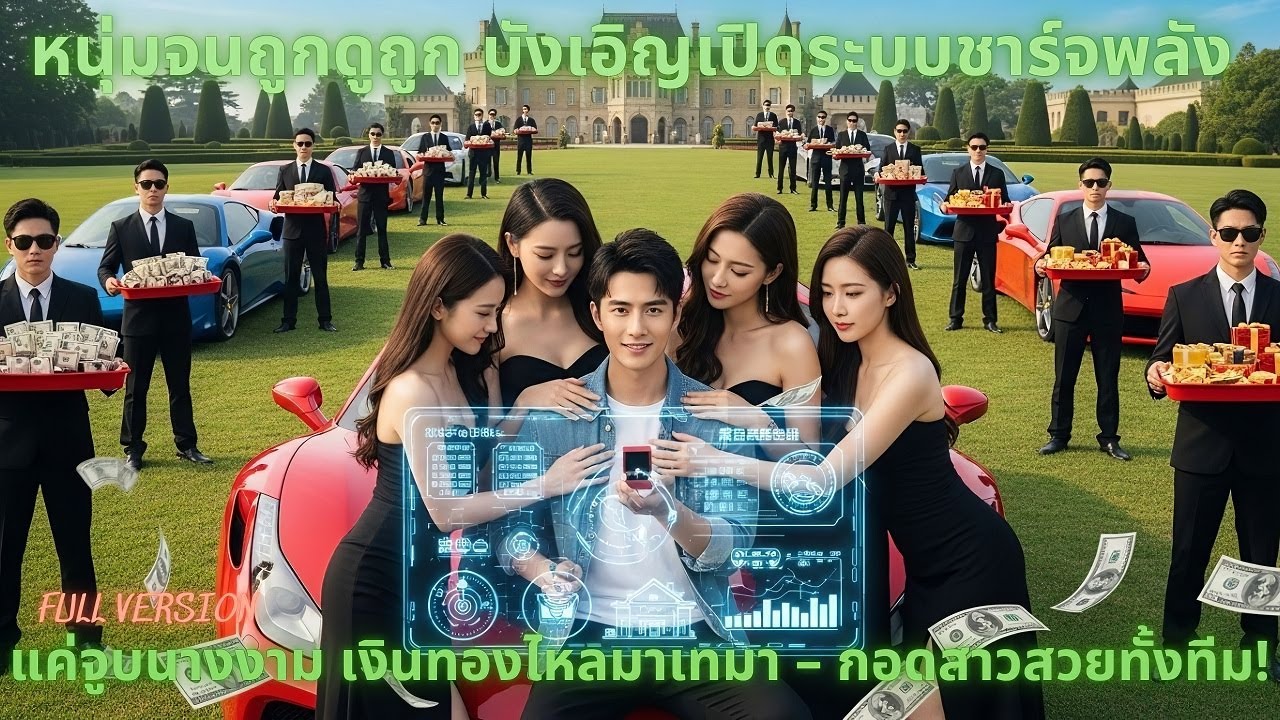 [หนังจีน] หนุ่มจนถูกดูถูก บังเอิญเปิดระบบชาร์จพลัง แค่จูบนางงาม เงินทองไหลมาเทมา – กอดสาวสวยทั้งทีม!