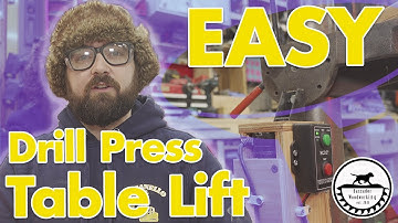Easy Drill Press Table Lift