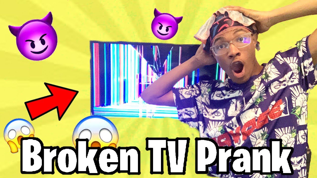 WE BROKE JORDANS TV HE GOT MAD WATCH TILL END (Prank)