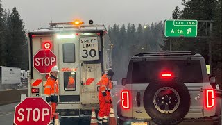 Winter Storm: Drivers face challenges along I-80 due to spinouts, unsafe conditions