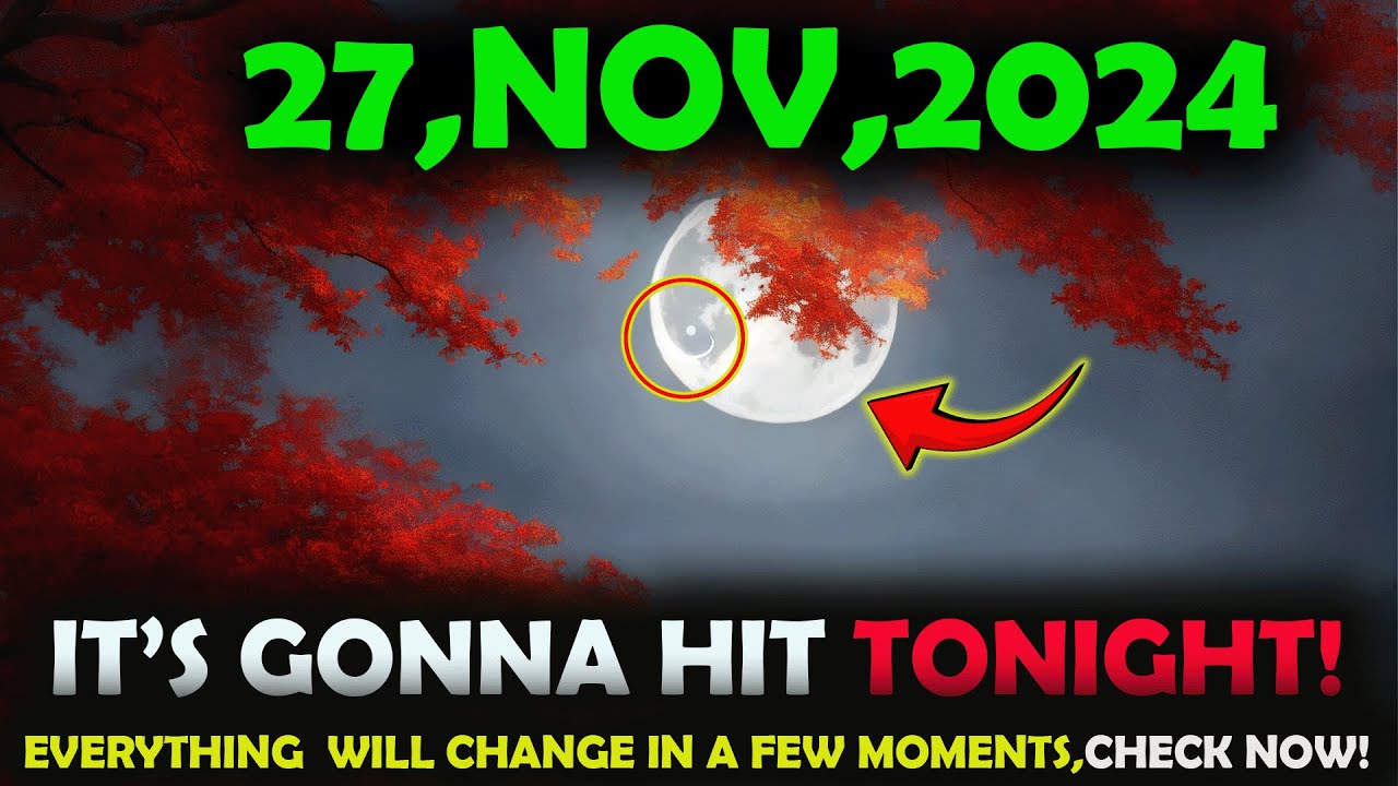 it's coming! NOVEMBER,2024! Super Blue Moon Will Change EverythingAre