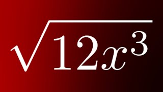 Simplify sqrt(12x^3)