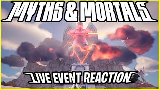 Fortnite Live event Reaction! (Myths And Mortals)