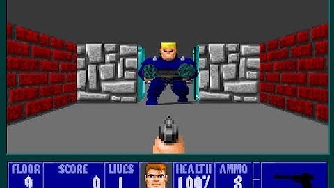 Wolfenstein 3D \ Xbox One X (1992 Software \ 2017 Hardware) Gameplay