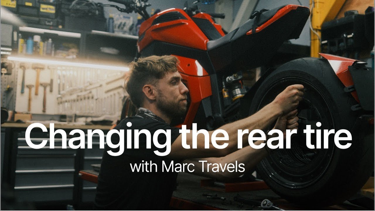 Verge TS Pro Rear Tire Change – Hubless Wheel Change Demo with Marc Travels