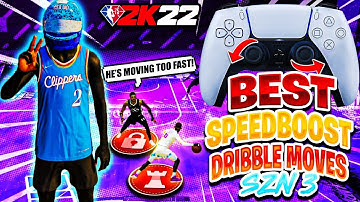 BEST SEASON 3 SPEED BOOST DRIBBLE MOVES IN 2K22 AFTER PATCH! *NEW* ISO DRIBBLE TUTORIAL! - NBA 2K22