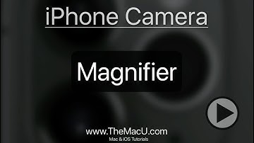 How to use the iPhone Magnifier App to see super small fine print! #iPhone #iOS #Camera