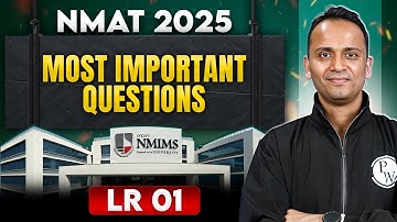 NMAT LRDI Lec 01 Most Important Questions | Top LRDI Problems for 2025 OMETs Exam