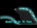 Godzilla 2014 Test (Model By Gr Th Thai)