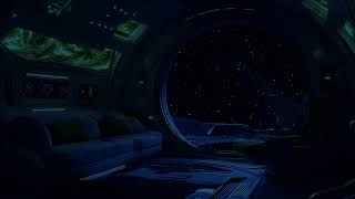 In Planetary Orbit | Living in Peaceful Space | Soothing Smooth Deep Rumble Space Sounds | 10 hours