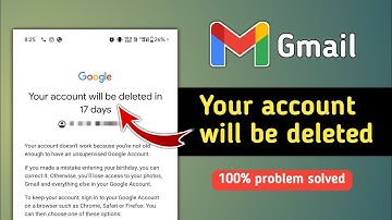 Your Account will be Deleted in 29 Days Problem Solution