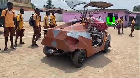 Meet Odartey, the 18-year-old boy who made his own car