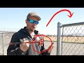 Set chain link fabric perfectly every time easy