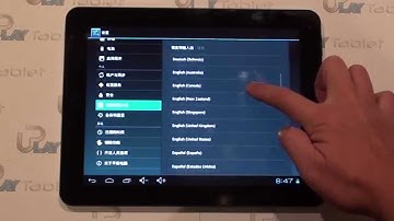 How to change language from Chinese to English on Android 4.0