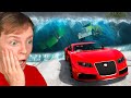 The BIGGEST Tsunami CHASES ME in GTA 5!