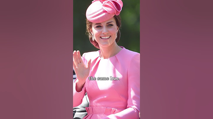 Kate's Love For This Style Shined At The 2017 Trooping The Colour #troopingthecolour ...