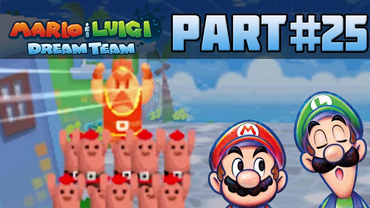 Mario and Luigi: Dream Team - Part 25: Boss Battle Vs Big Massif!