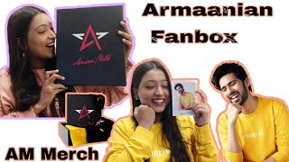 The Armaanian Fanbox 📦|AM Merch | Armaan Malik | Unboxing | first reaction @ArmaanMalikOfficial