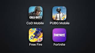 Call of Duty Mobile [CoD Mobile],PUBG Mobile, Garena: Free Fire, Fortnite (iOS,Android) screenshot 4