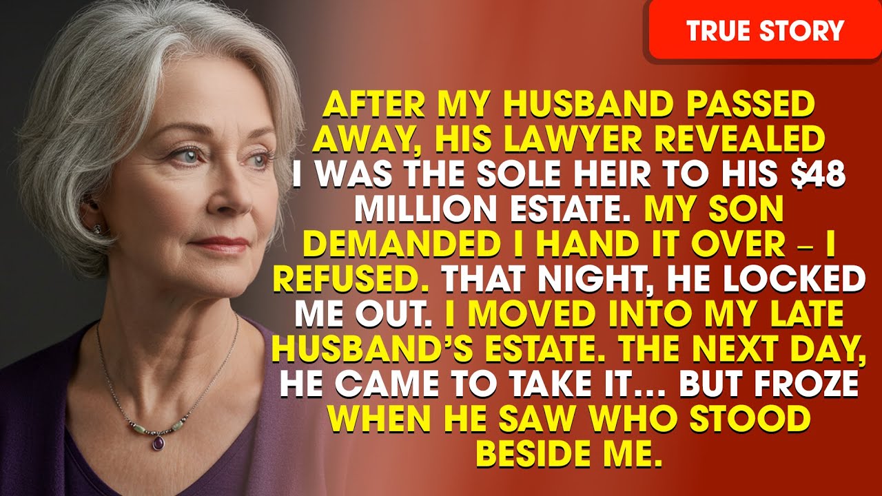 After My Husband Passed, I Inherited $48M — My Son Demanded It, But I Refused…