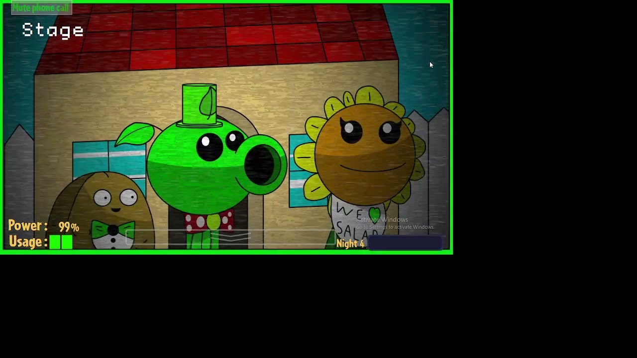 First time playing night 4 on nights with peashooter