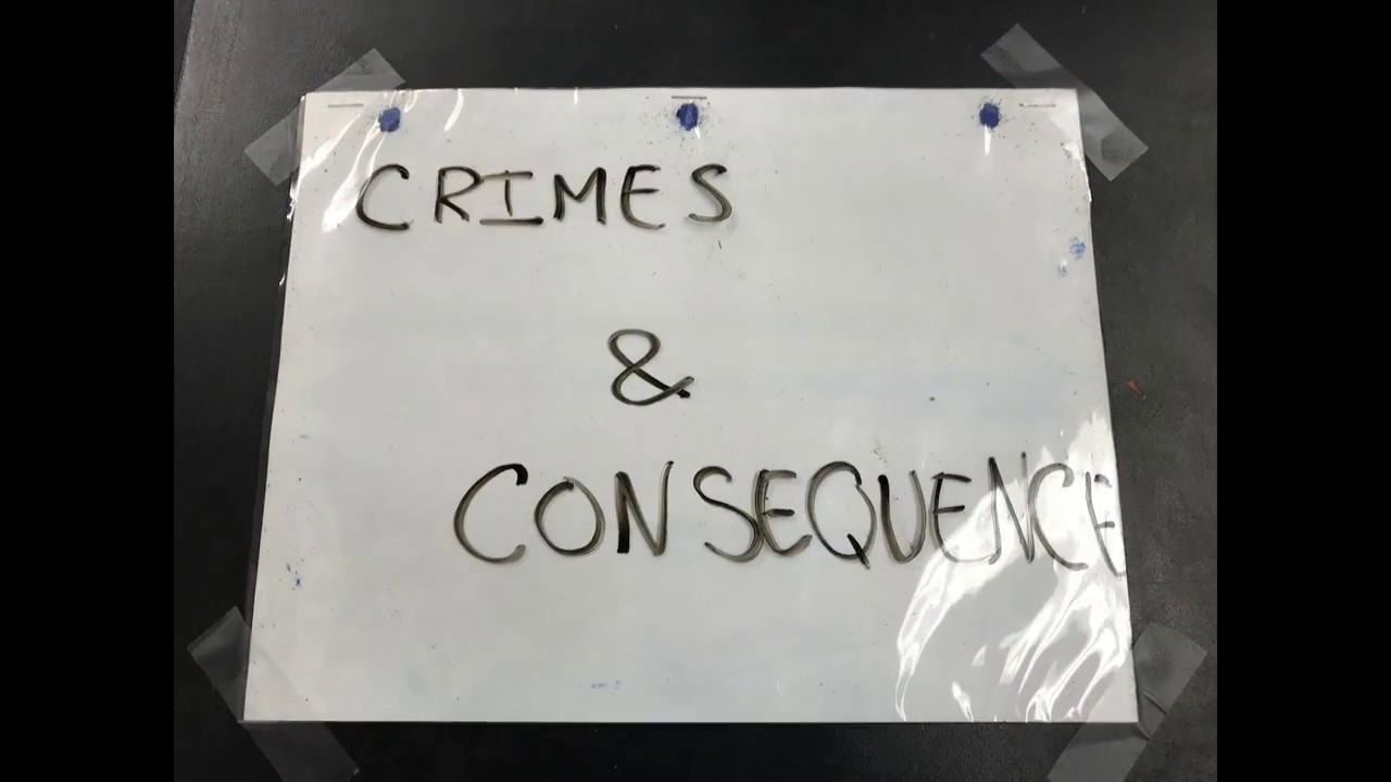 Crime and Consequences Civics Project