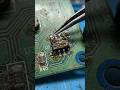 Burnt Audio IC Repair 😱 | Dead PCB Close-Up #shorts #repair #viral #mobilerepairing #smartphone
