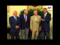 US President meets crew of Apollo 11 at the White House