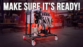 A Summit Racing Engine Run Stand Lets You Do Break In Tuning Outside the Engine Bay