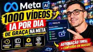 How to Create 1000 VIDEOS with FREE AI on META and Automate Everything