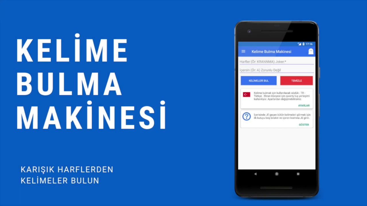 Kelime Bulucu Kelime Bulma Makinesi Youtube