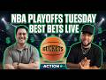 LIVE Tuesday NBA Playoff Best Bets &amp; Our Parlay For Timberwolves vs. Spurs