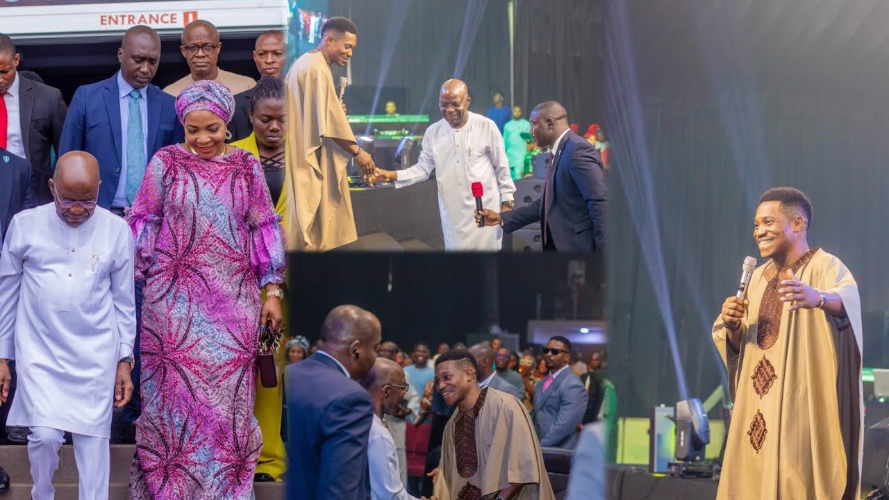 Gov Alex Otti & Wife Attend The New Stream of Joy Auditorium Dedication & Birthday Jerry Eze Wife