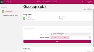 Workflow Accelerator - completing task