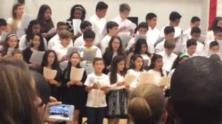 Stand by REM sang by Cliffside Park 6th Graders