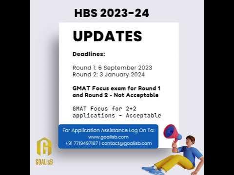 HBS 2024 Deadlines | HBS 2024 GMAT requirements | Harvard Business