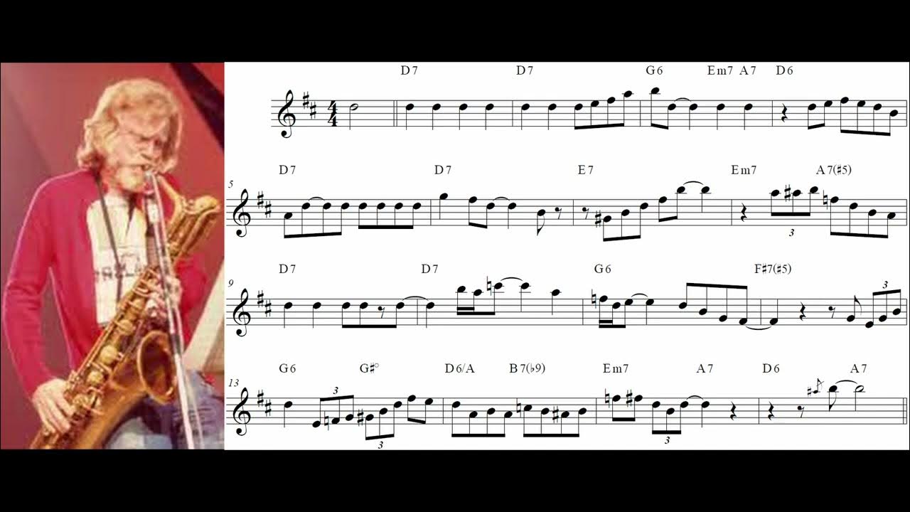 Gerry Mulligan The Preacher Bari Sax Solo [Transposed to Eb Key