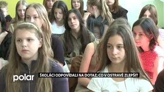 Školáci navrhovali, co v Ostravě zlepšit. Diskutoval s nimi starosta centrálního obvodu