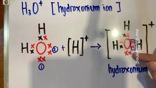 Dative Bond - Hydroxonium ion